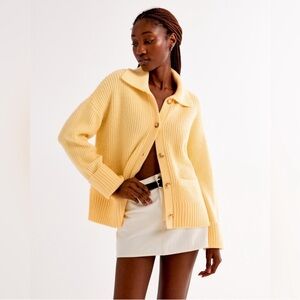 ABERCROMBIE BUTTON UP CARDIGAN